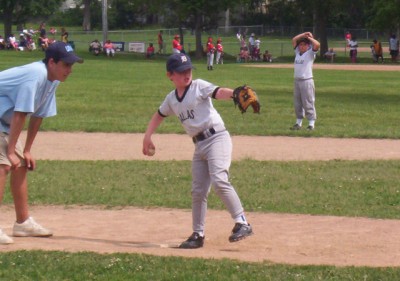 His first pitch